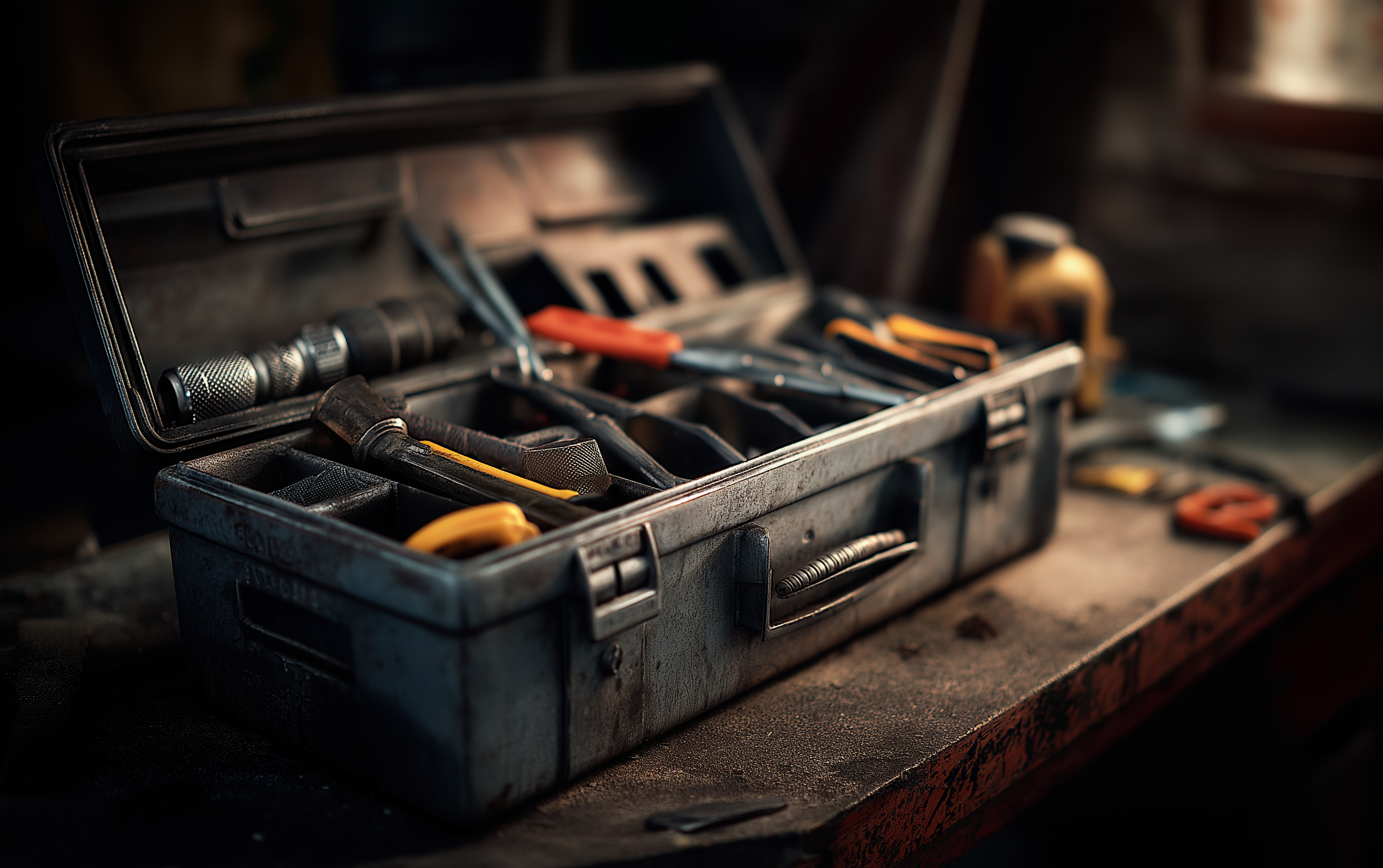 Toolbox ready for work